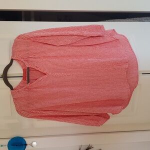 Cut Loose Check Blouse